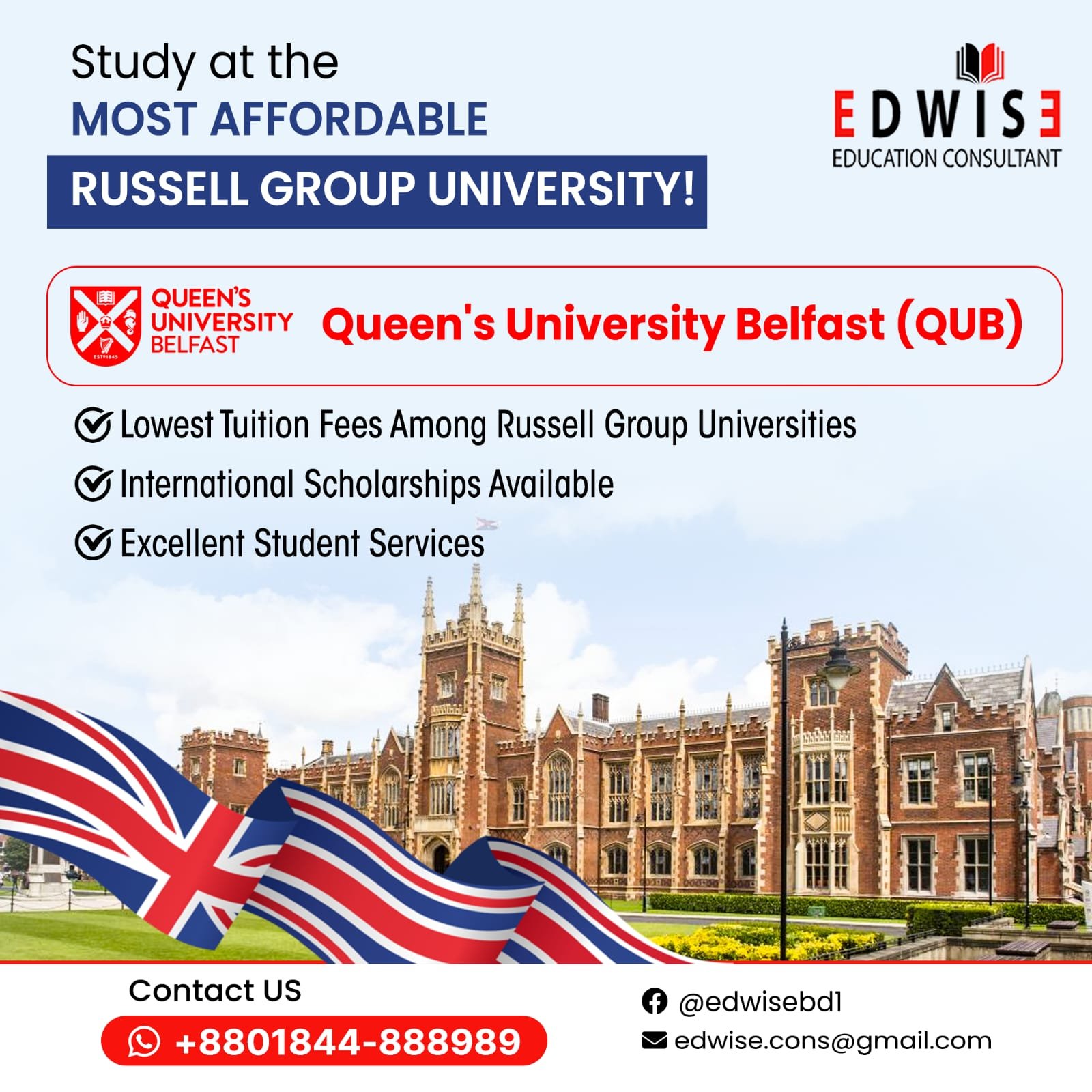 Queens Uni Belfast, Ireland